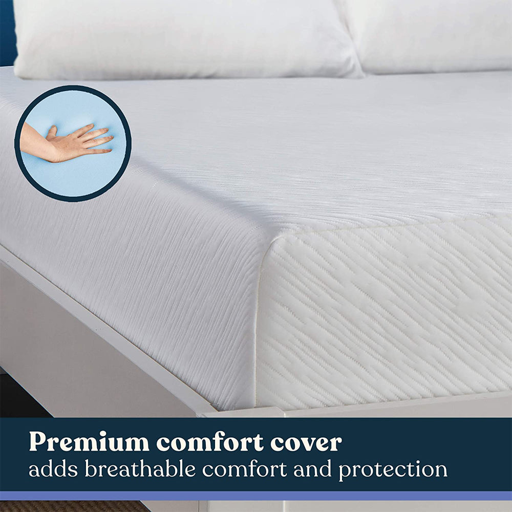 Early Bird Essential 8 Inch Dual Layer Cooling Gel Memory Foam Mattress, Full