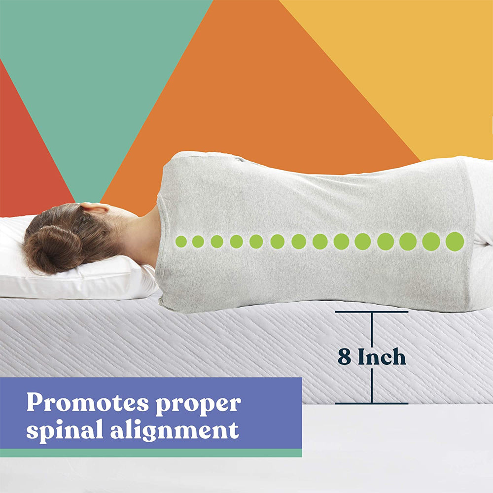 Early Bird Essential 8 Inch Dual Layer Cooling Gel Memory Foam Mattress, Full