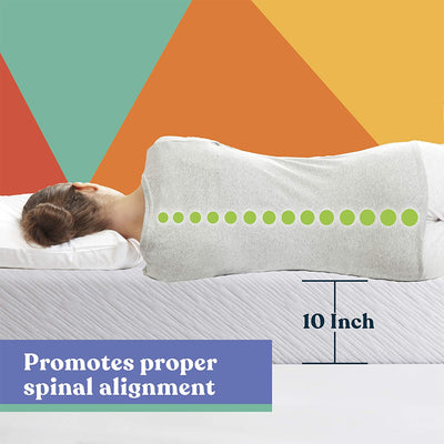 Early Bird Essential 10" Dual Layer Cooling Gel Memory Foam Mattress (Open Box)