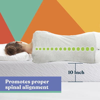 Early Bird Essential 10in Dual Layer Gel Memory Foam Mattress, California King