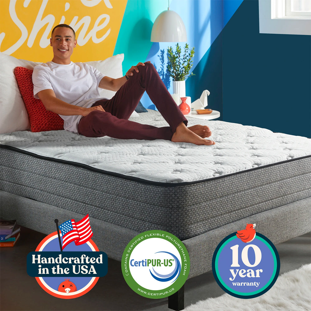 Early Bird Fusion 10 Inch Hybrid Cool Gel Memory Foam Mattress, Full (Open Box)