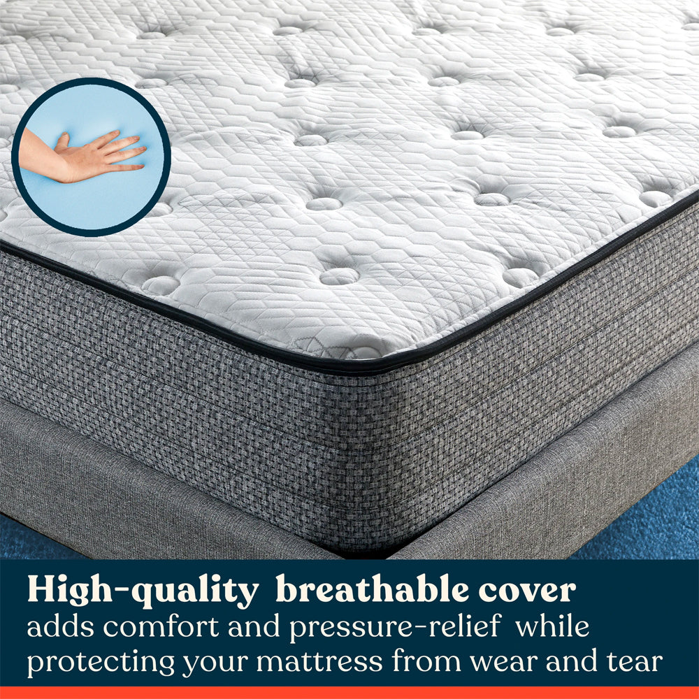 Early Bird Fusion 10 Inch Hybrid Cool Gel Memory Foam Mattress, Queen (Open Box)