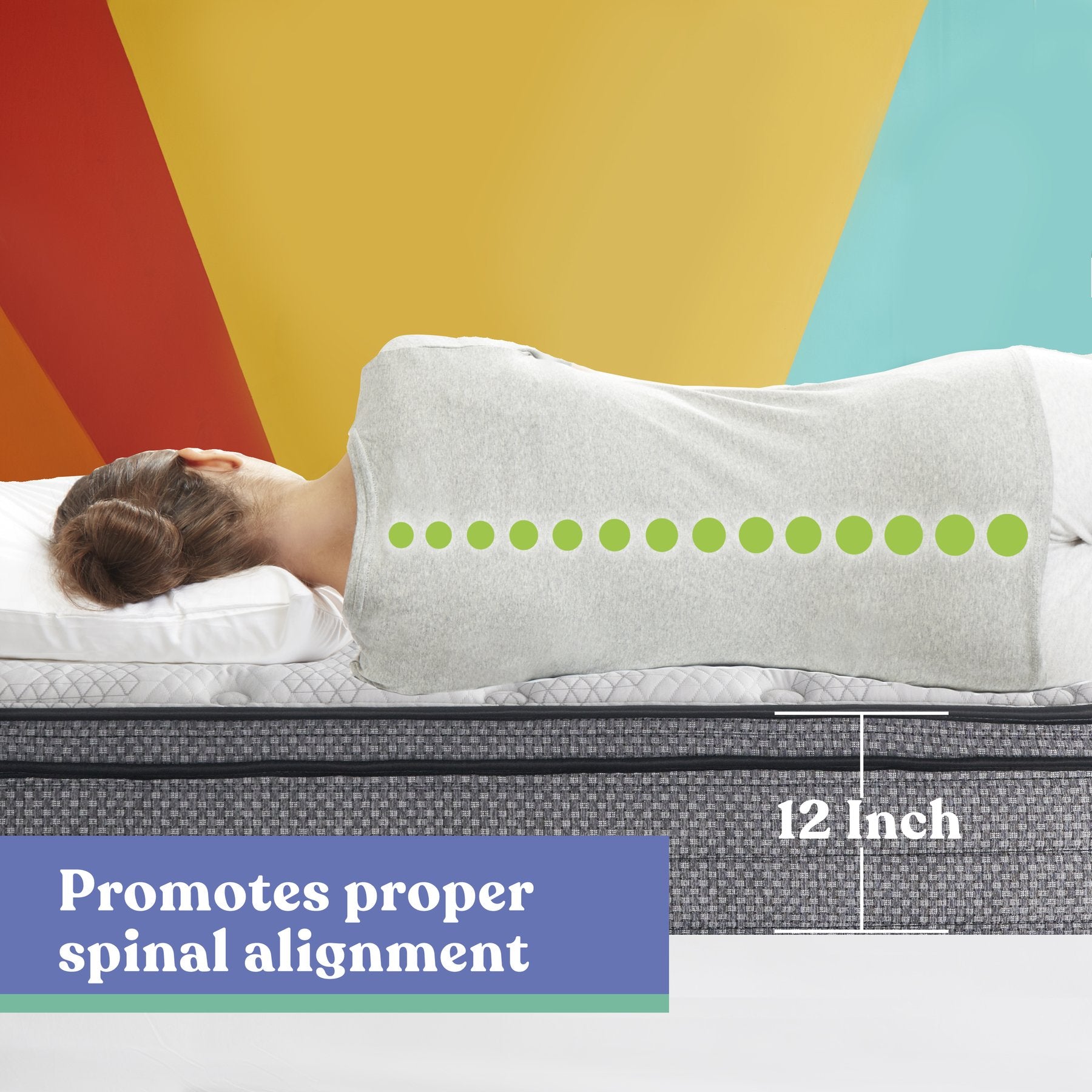 Early Bird Fusion 12 Inch Hybrid Cool Gel Support Memory Foam Mattress, Twin XL