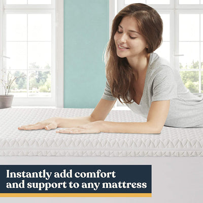 Early Bird Fusion 3 In Hybrid 2 in 1 Custom Reversible Mattress Topper, Twin