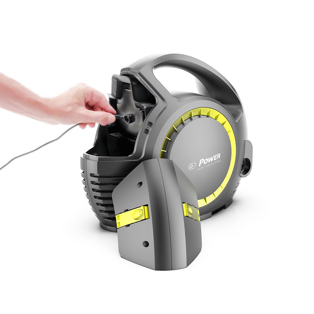 Power Products USA 1300 PSI Lithium Battery Eco Friendly Pressure Washer, Yellow