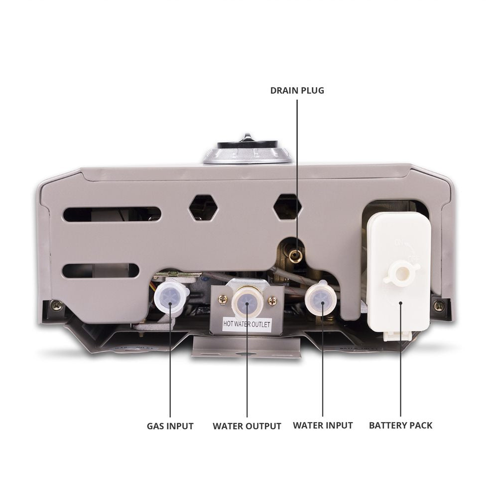 Eccotemp Camping Propane Powered Tankless Water Heater (Certified Refurbished)