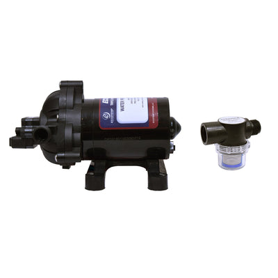 Eccotemp EccoFlo Triplex Diaphragm 2.9 GPM 12V Water Heater Pump and Strainer - VMInnovations