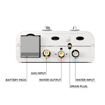 Eccotemp L5 Portable Outdoor Tankless Water Heater with 12 Volt Pump & Strainer