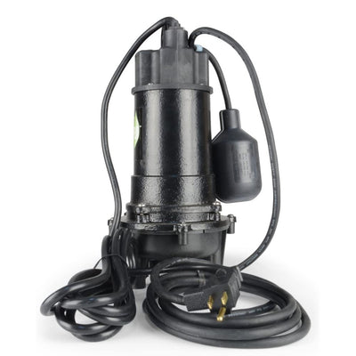 Eco-Flo ECD75W Cast Iron Sump Pump with Wide Angle Switch, Black (Open Box)