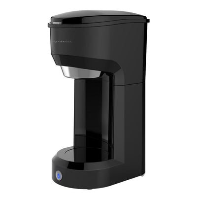 Frigidaire ECMK088 Retro 1 Cup Single Serve Coffee Maker with Brew Basket, Black