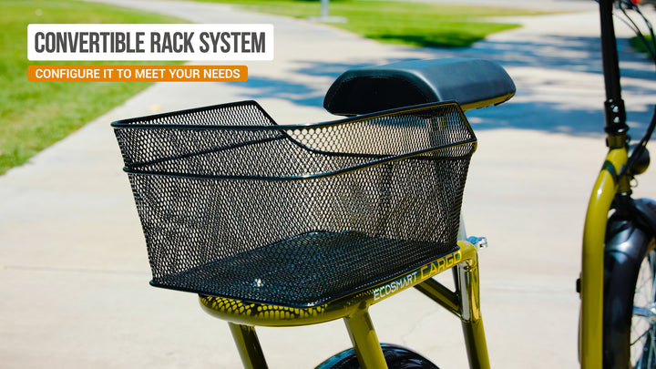 Razor EcoSmart Cargo Electric Utility Scooter for Adults, 1000-Watt Motor, Green