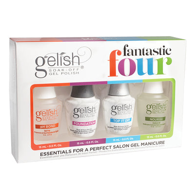 Gelish Mini Pro LED Curing Light Lamp and Fantastic Four Essentials Collection - VMInnovations