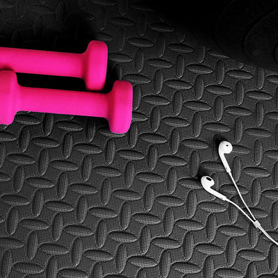 Everyday Essentials Home Gym Bench Strength Workout Station and Exercise Mat - VMInnovations