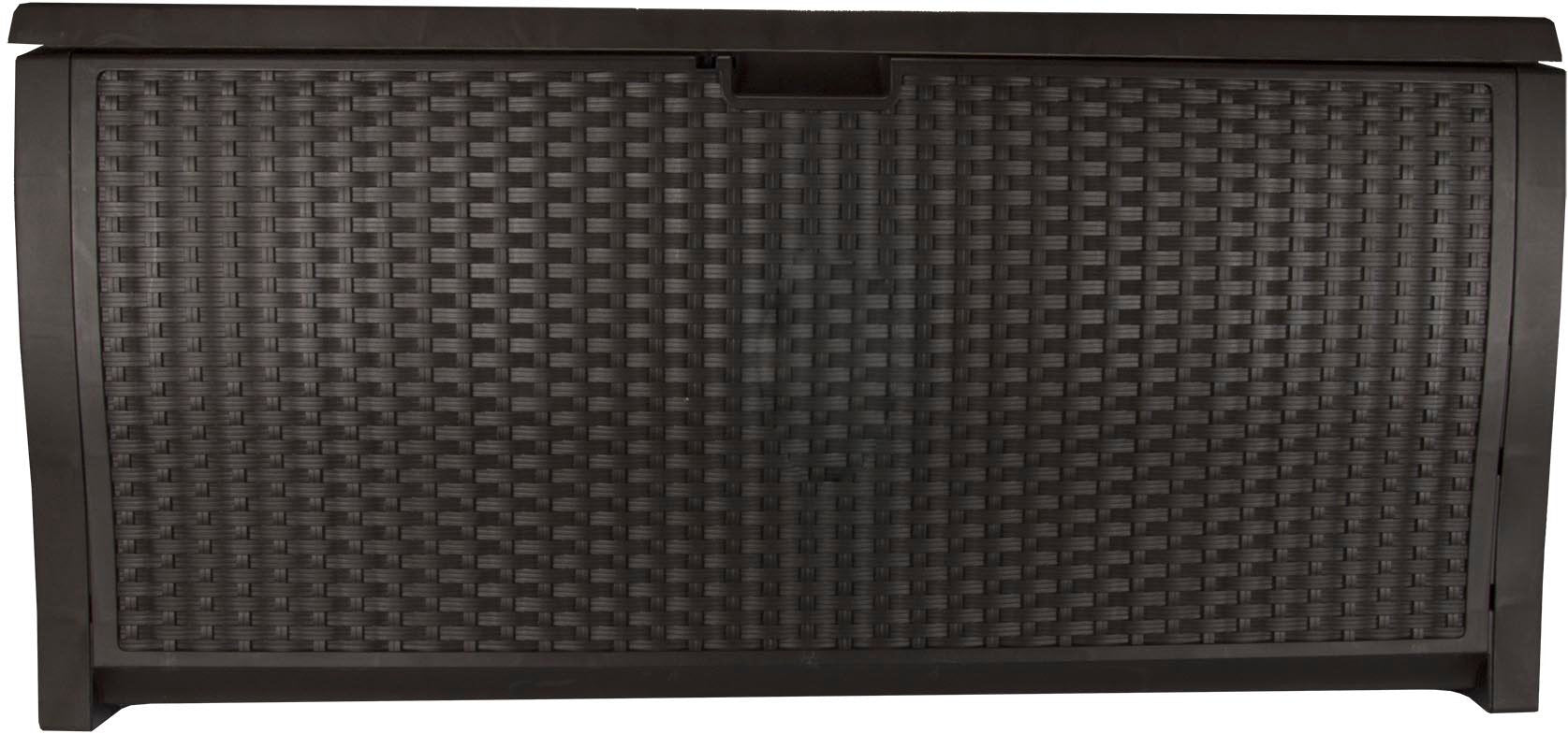 Suncast Elements 97 Gal Backyard Storage Entertaining Station w/ 99 Gal Pool Box