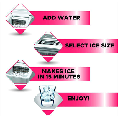 Frigidaire Extra Large Kitchen Countertop Ice Cube Maker Machine (For Parts)