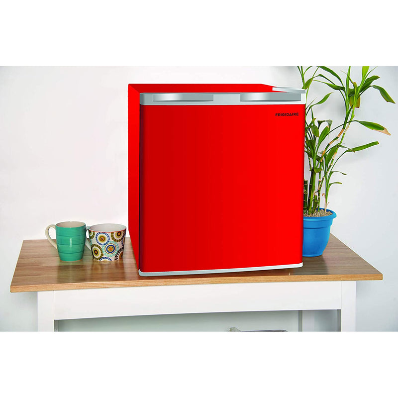 Frigidaire 1.6 Cu. Ft. Mini Fridge Beverage Refrigerator/Freezer, Red (Open Box)