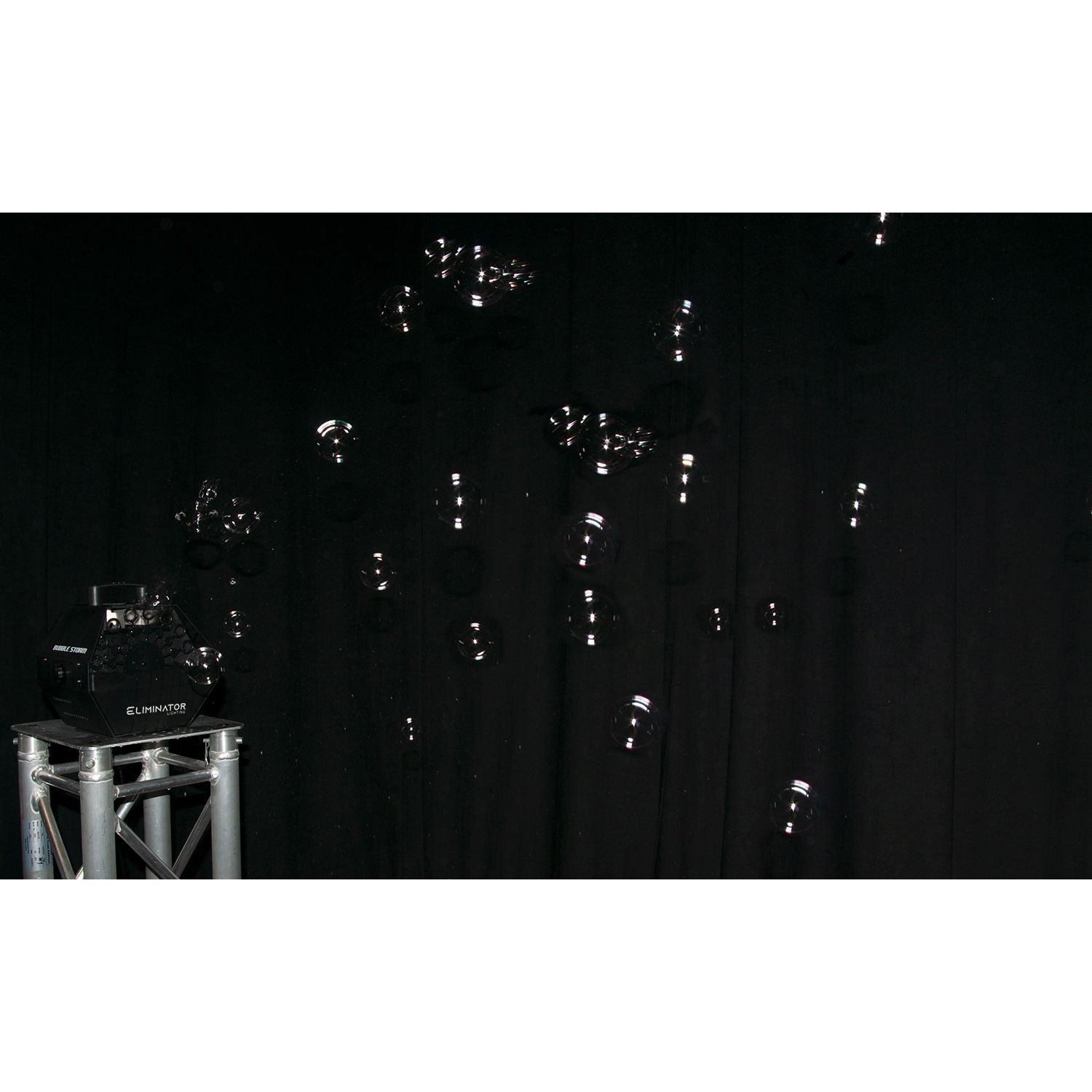 Eliminator Lighting Bubble Storm DJ Bubble Blower Machine w/ 1 Gal Bubble Juice - VMInnovations