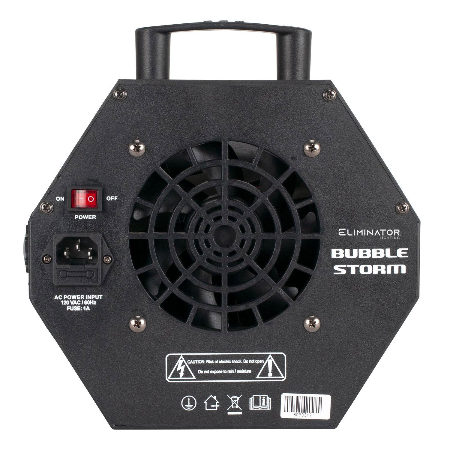 Eliminator Lighting Bubble Storm DJ Bubble Blower Machine w/ 1 Gal Bubble Juice - VMInnovations