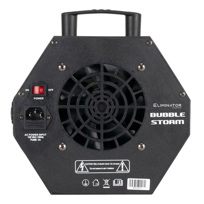 Eliminator Lighting Bubble Storm DJ Bubble Blower Machine w/ 1 Gal Bubble Juice - VMInnovations