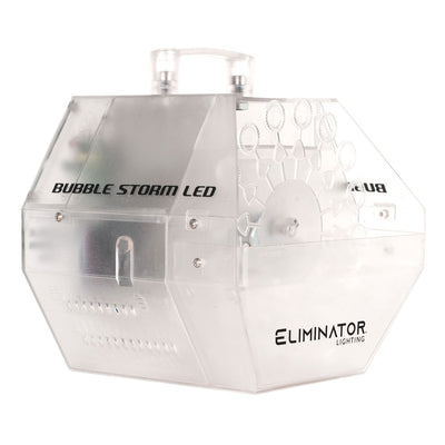 Eliminator Lighting Bubble Storm LED Portable Color Changing DJ Bubble Machine