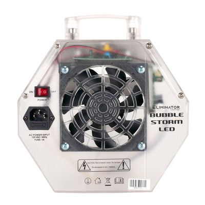 Eliminator Lighting Bubble Storm LED Portable DJ Bubble Machine w/ 1 Gal Fluid