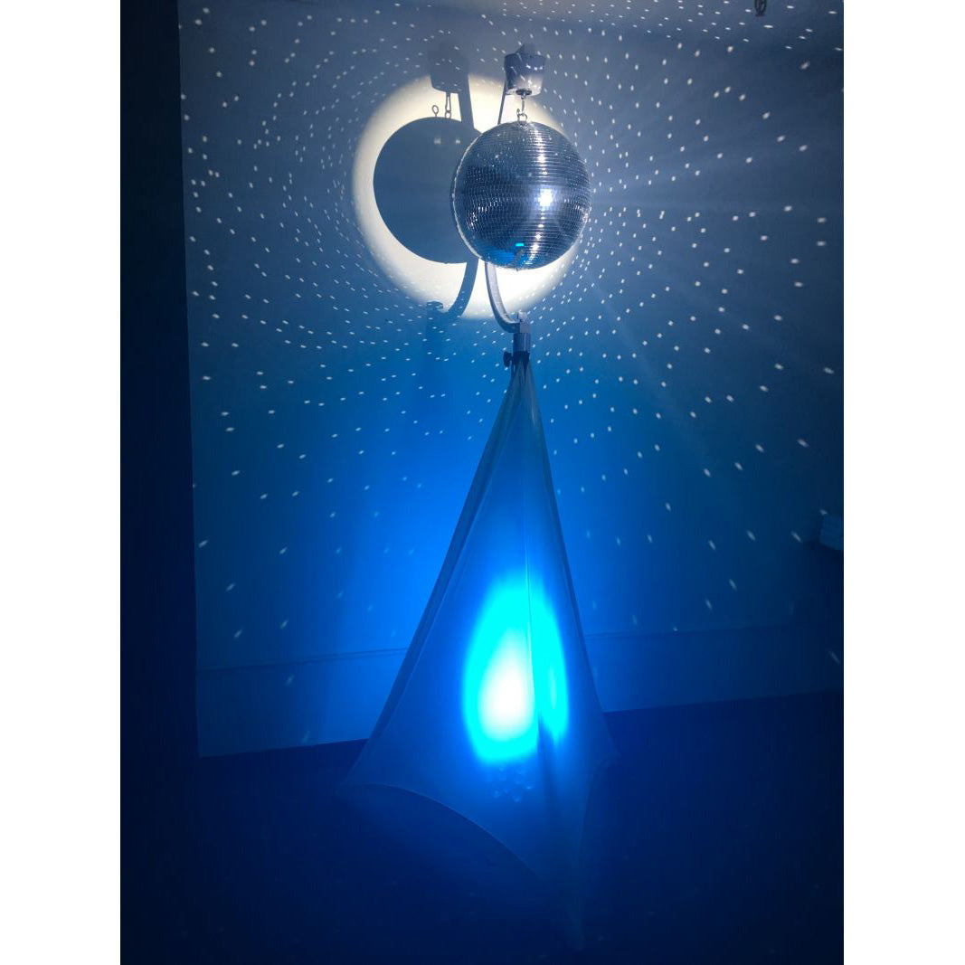 Eliminator Lighting Rotating Mirror Disco Ball Tripod(Stand Only)(Open Box) - VMInnovations