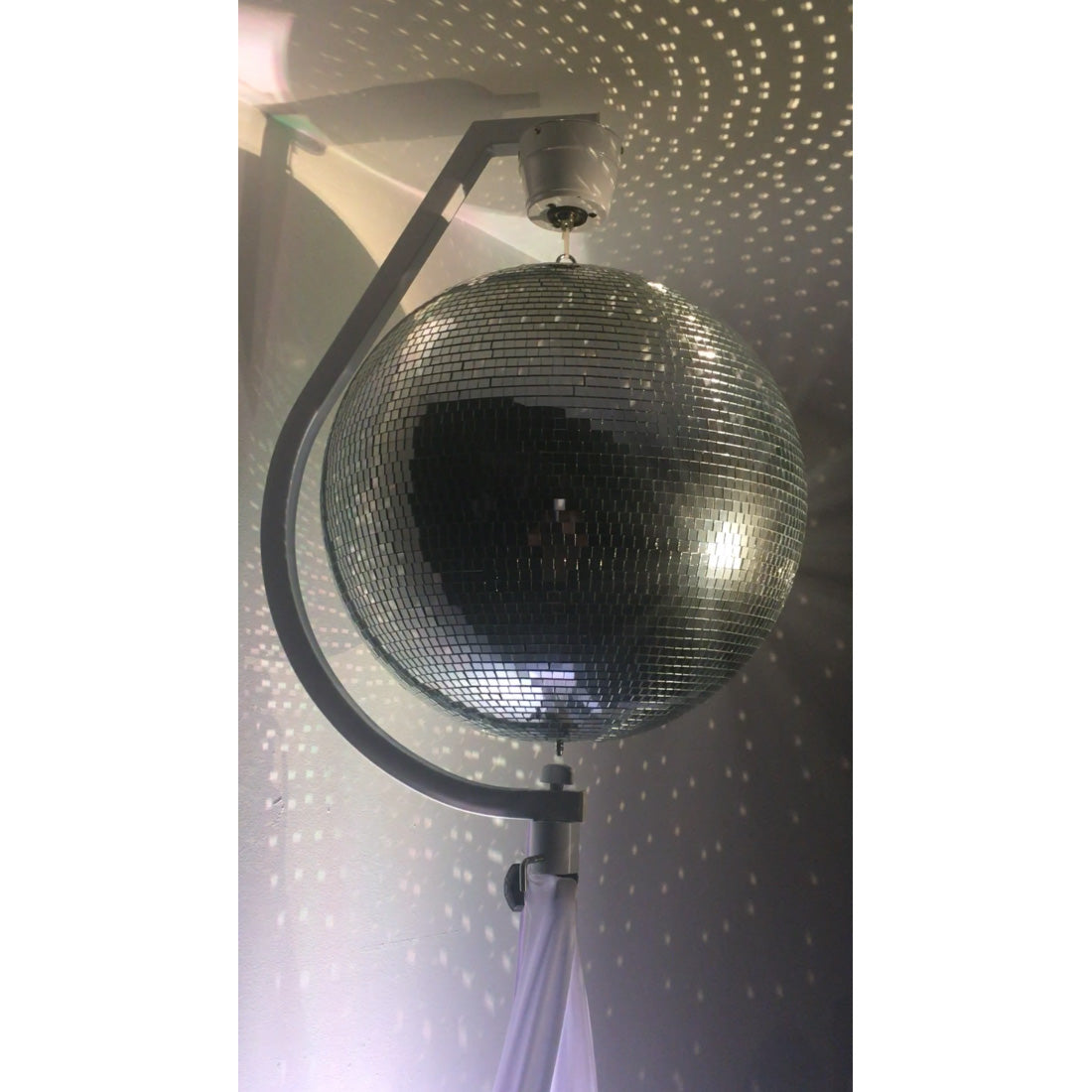 Eliminator Lighting Disco Ball w/ Motor & 2 Spot Lights & Tripod Stand & Bag