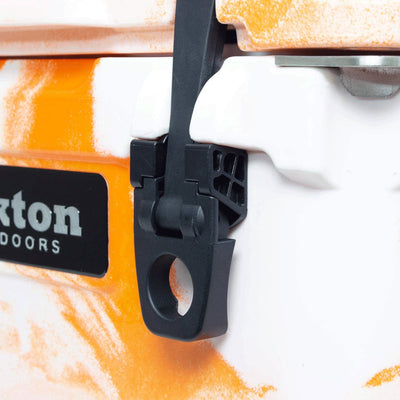 Elkton Outdoors Heavy Duty Portable 45 Quart Rotomolded Insulated Cooler, Orange