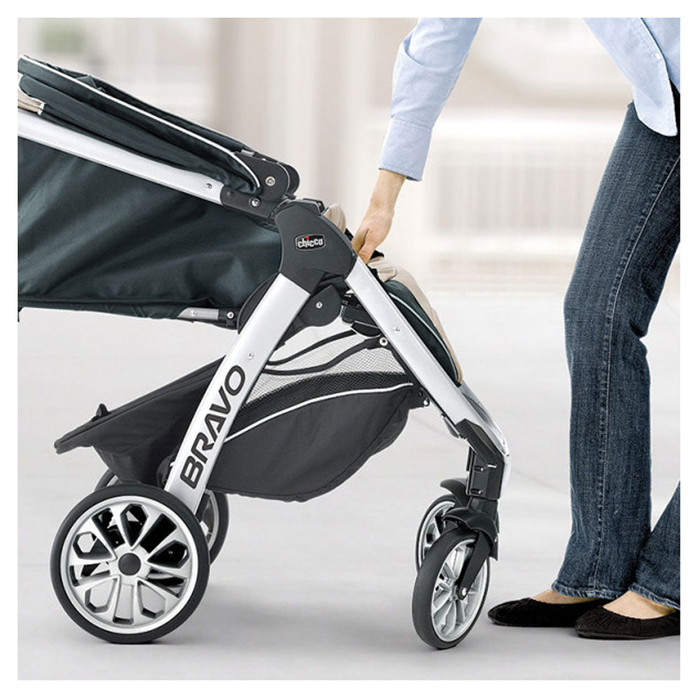 Chicco Bravo Trio Travel System with Stroller and Infant Car Seat (Open Box)