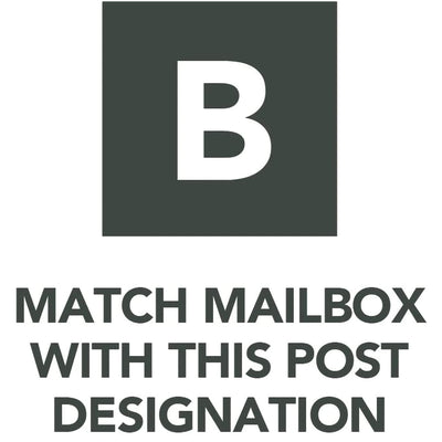 Gibraltar Mailboxes Edwards Steel Large Post Mount Mailbox, Bronze (Damaged)