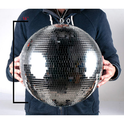 Eliminator Lighting EM16 Hanging Mirror Ball and ADJ M-101HD Mirror Ball Motor - VMInnovations