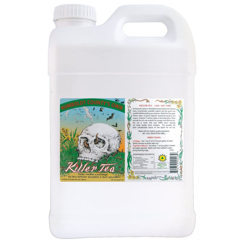 Emerald Triangle Killer Tea Organic Plant Fertilizer Concentrate, 2.5 Gallons