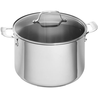 Emeril Lagasse Stainless Steel 12 Quart Dishwasher Safe Stock Pot (Open Box)