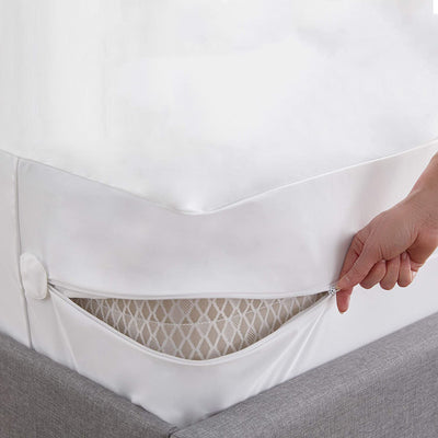 Early Bird Essentials Waterproof Zipper Enclosure Mattress Encasement, Twin