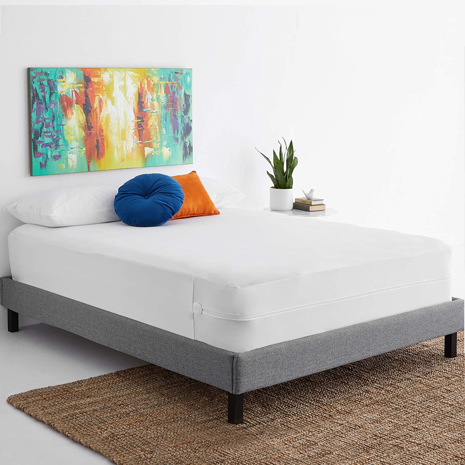 Early Bird Essentials Waterproof Zipper Enclosure Mattress Encasement, Twin