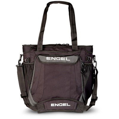 Engel 23 Quart Insulated Water Resistant Backpack Cooler Bag, Black (Open Box)