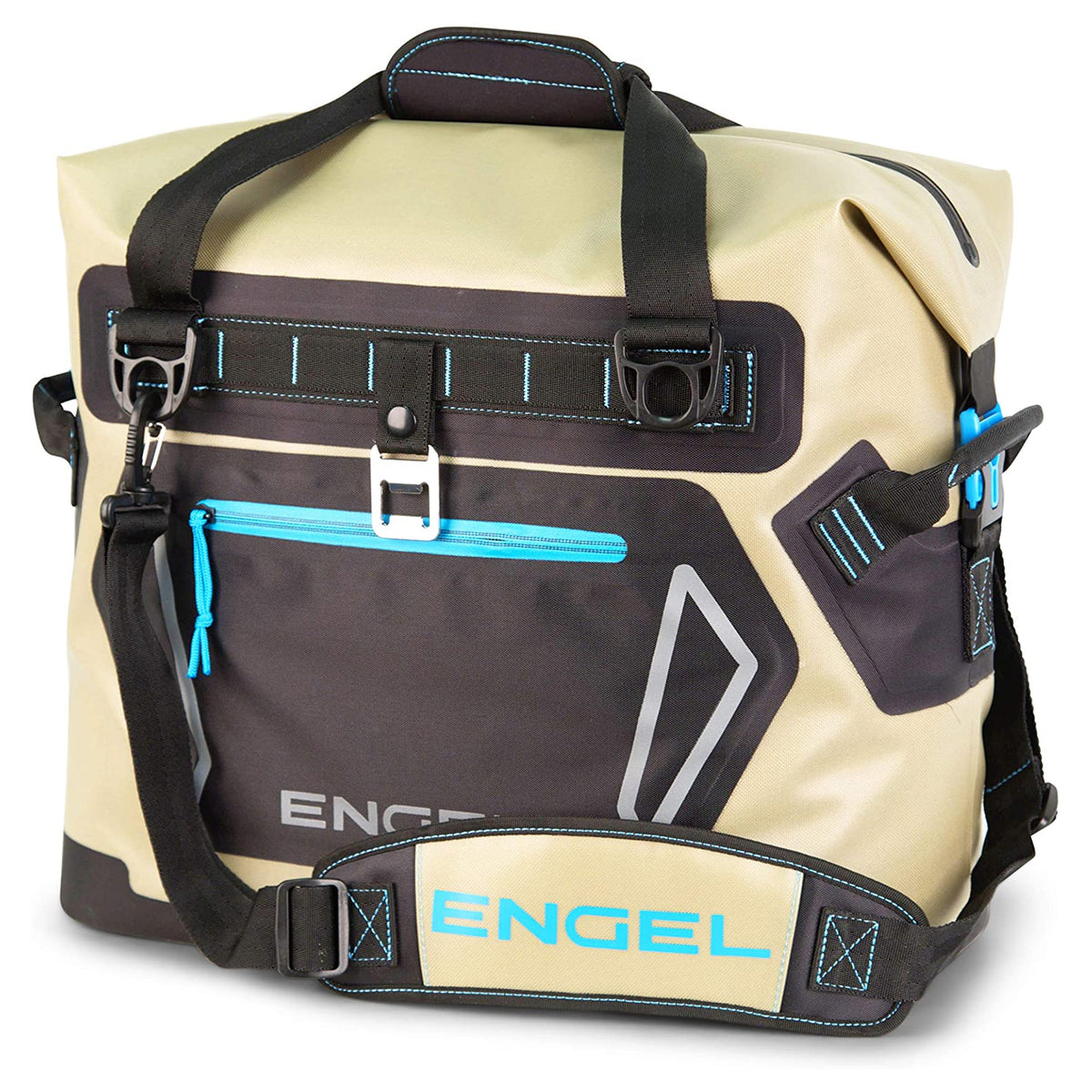 Engel Waterproof Soft-Sided Cooler Bag with Adjustable Strap, Blue (Open Box)