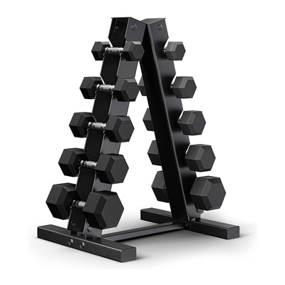 Epic Fitness Heavy Duty 5 Tier A Frame Dumbbell Weight Rack - Stand Only (Used) - VMInnovations