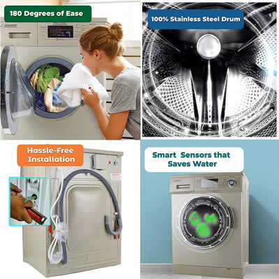Equator Super Combination Vent/Ventless Home Washing Machine Dryer Unit, Gold - VMInnovations