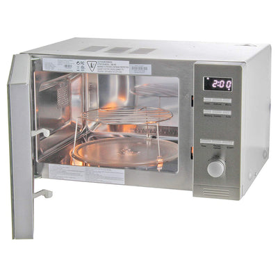 Equator 0.8 Cubic Foot Countertop Microwave and Oven Combo, Stainless Steel - VMInnovations