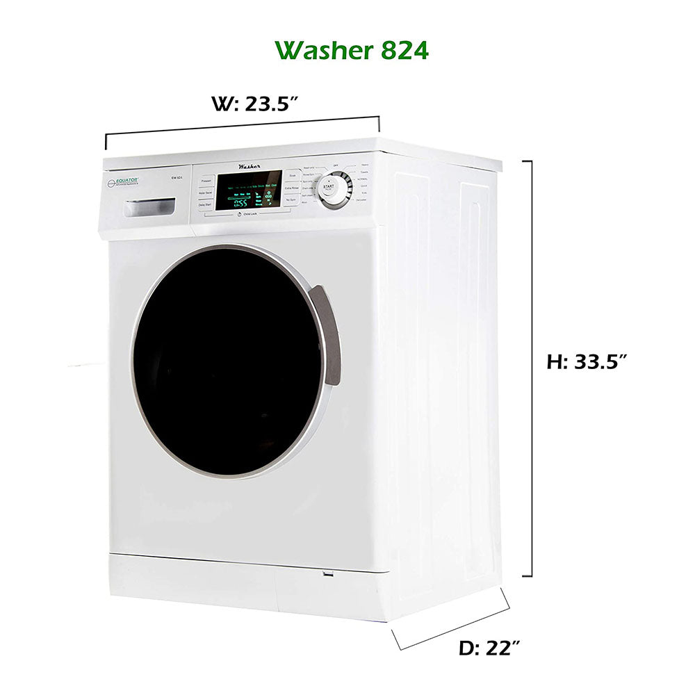 Equator Stackable Front Load Washer Unit 12 Automatic Water Levels (For Parts) - VMInnovations