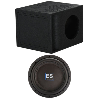 American Bass ES 1244 12 Inch 1500 Watt Subwoofer Speaker with Enclosure Box - VMInnovations