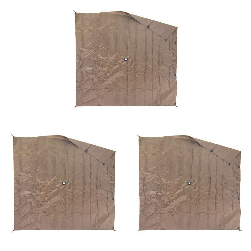 Clam Quick Set Escape XL Portable Gazebo Canopy + Side Wind Panels (3 Pack)