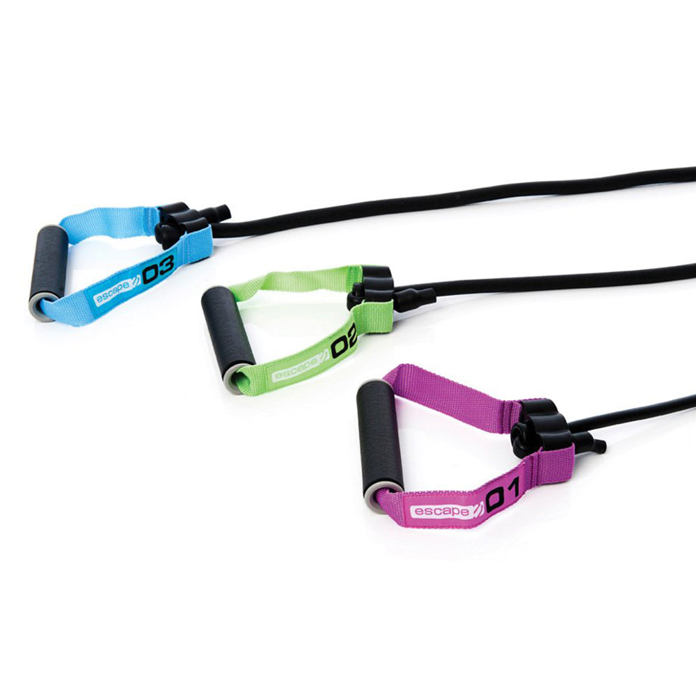 Escape Fitness Elastic Power 03 Tubes for Resistance Training, Blue (Open Box)