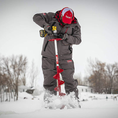 Eskimo Ice Fishing 8 Inch Steel Blade Pistol Ice Auger Bit Attachment(For Parts)