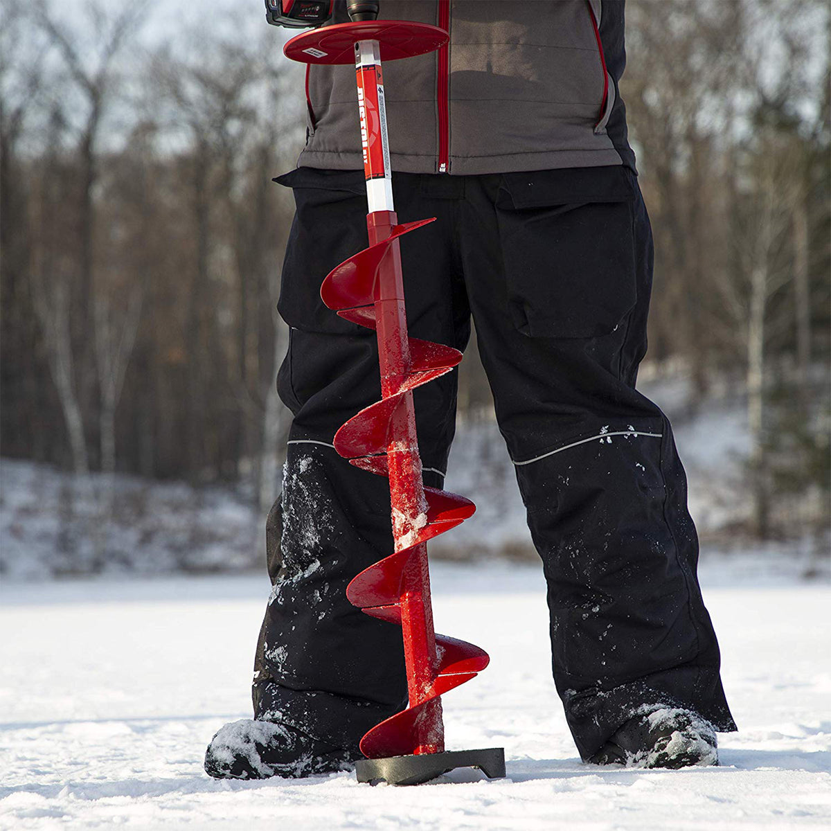 Eskimo Ice Fishing 8 Inch Steel Blade Pistol Ice Auger Bit Attachment(For Parts)