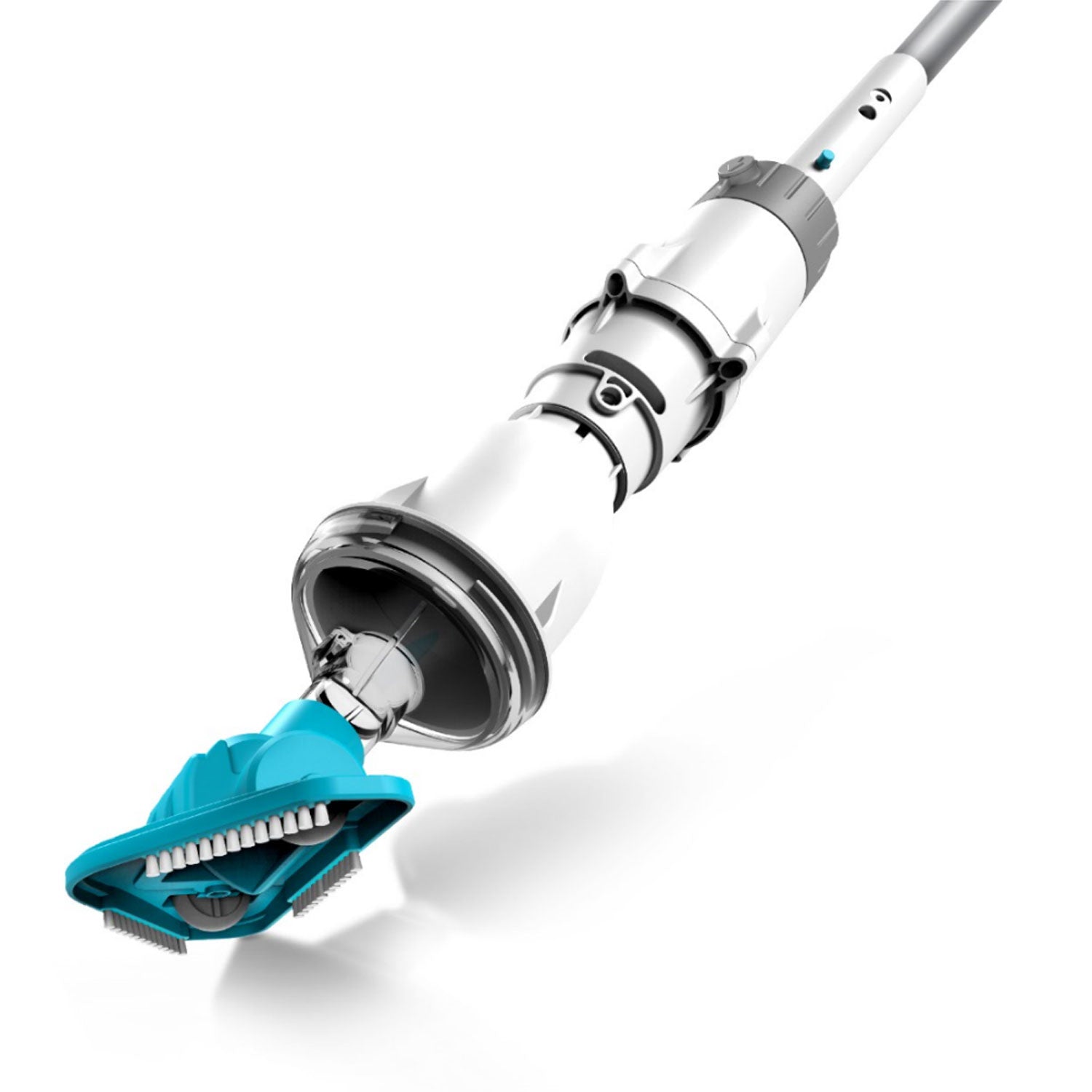 Kokido Telsa 2 Rechargeable Handheld Pool Vacuum Kit with Skimmer and Brush