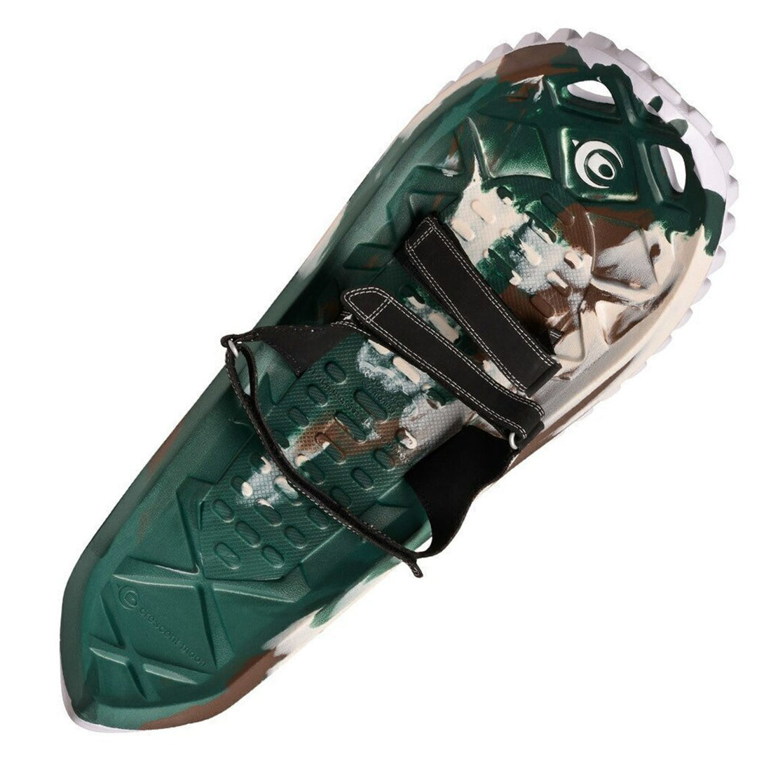 Crescent Moon Foam Deck Recreational Running Snowshoes for Adults, Camo (Used) - VMInnovations