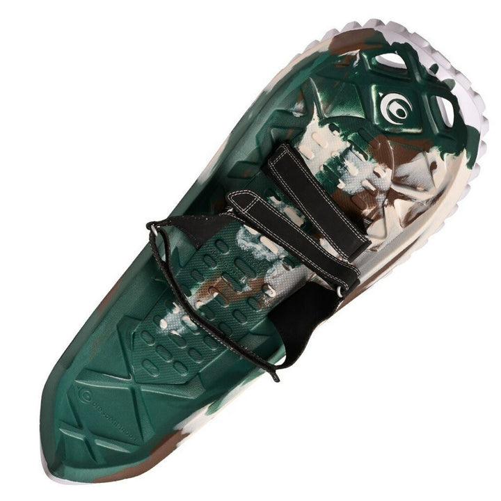 Crescent Moon Foam Deck Recreational Running Snowshoes for Adults, Camo (Used) - VMInnovations
