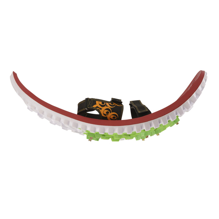 Crescent Moon Eva Foam Deck Recreational and Running Snowshoes for Adults, Red